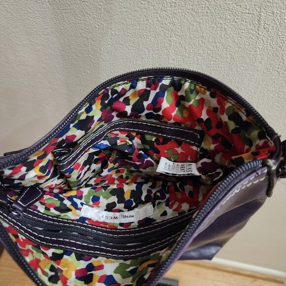 Nine West purple purse crossbody bag - Picture 6 of 6